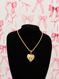 nugget heart necklace